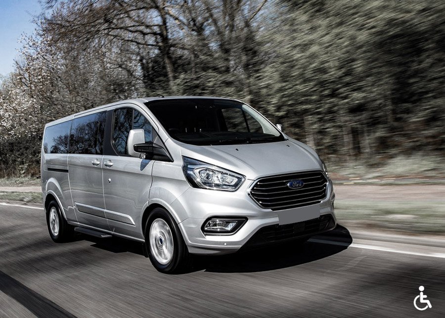 Wheelchair accessible van by Moveolux for private transfers and inclusive premium mobility
