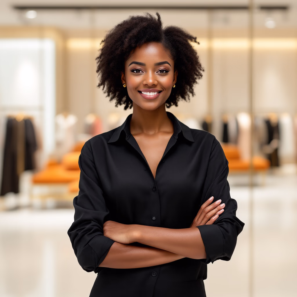 [team] image of individual team member (for a department store)