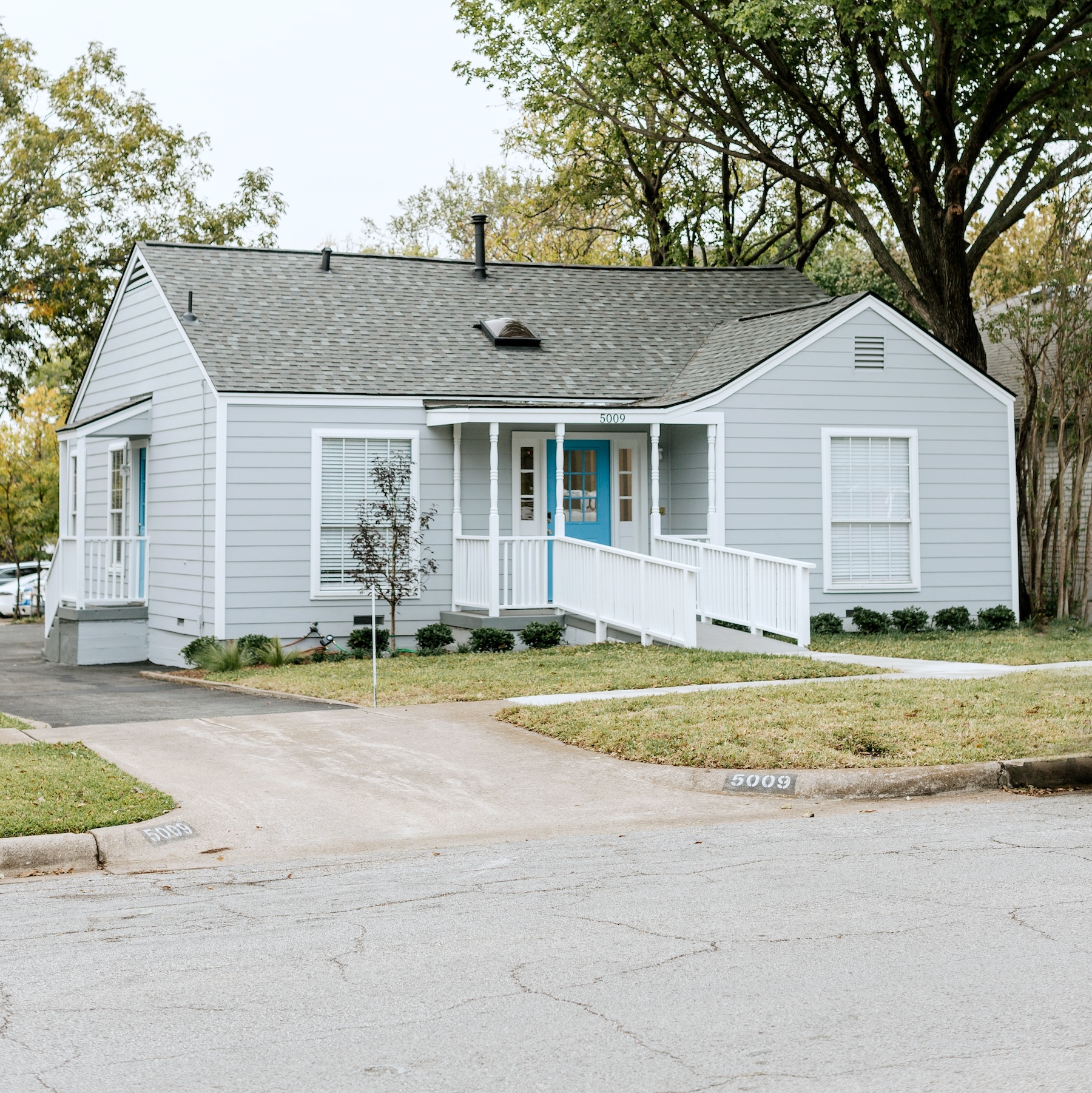 exterior image of the restore + revive studio building in fort worth