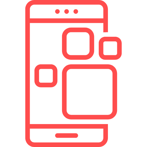 A phone icon showing apps