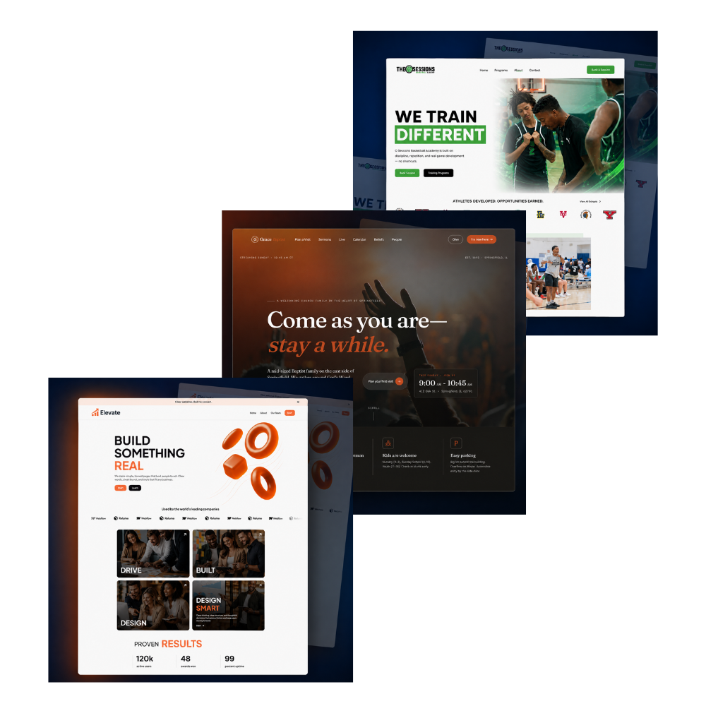 Custom web design by BR Web Designers