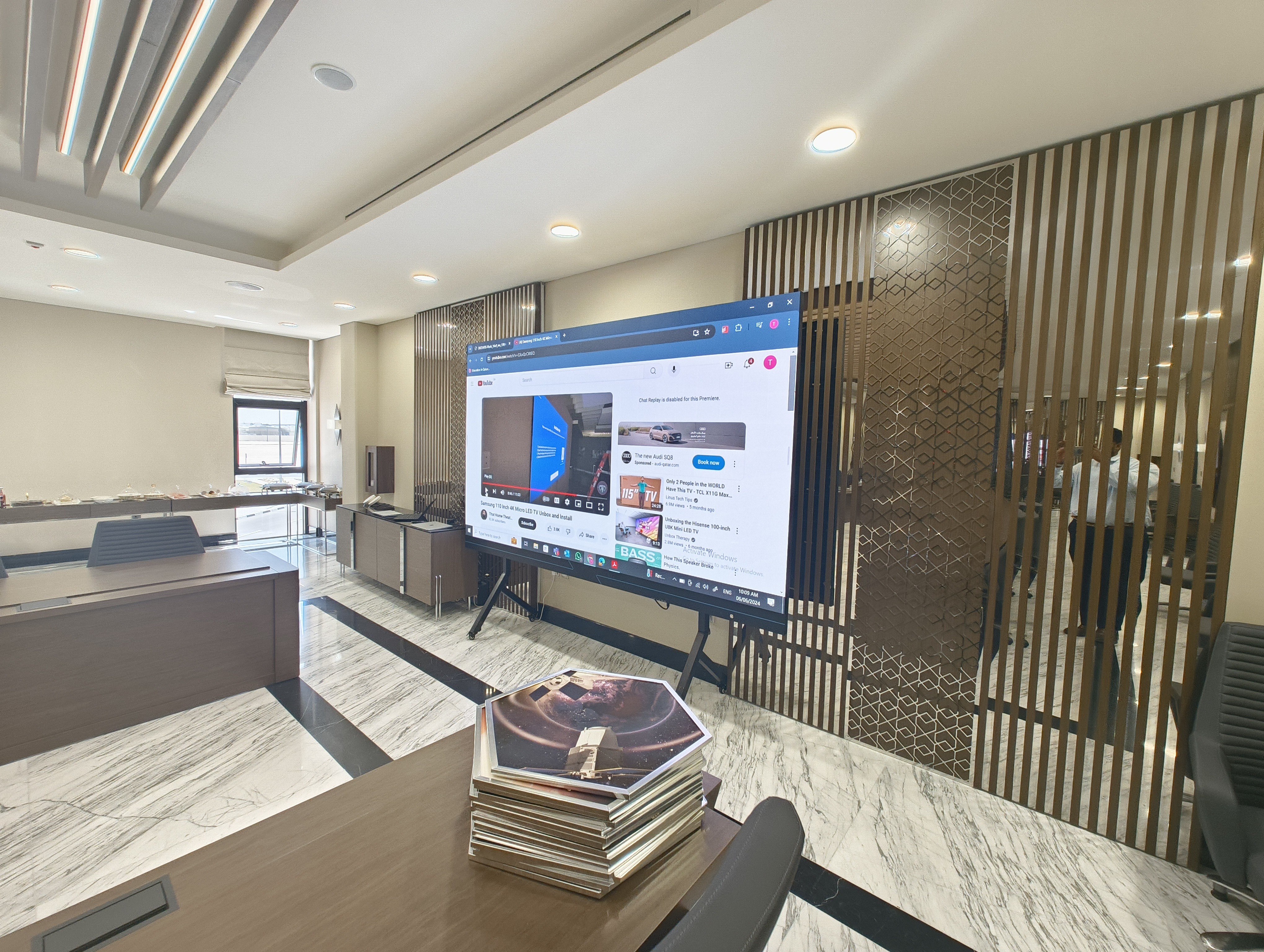 Small meeting room display setup by Technobriq