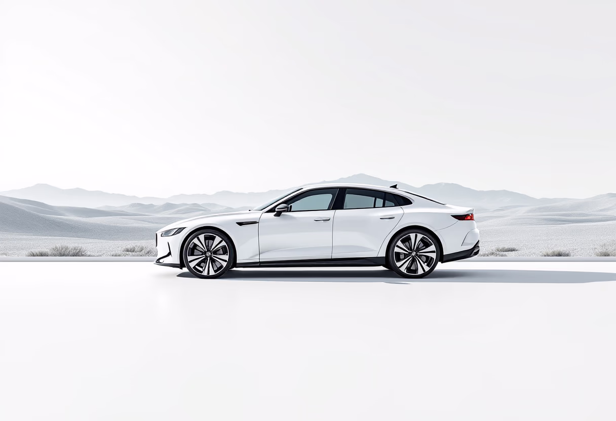 [background image] image of car on a scenic road (for an automotive service).