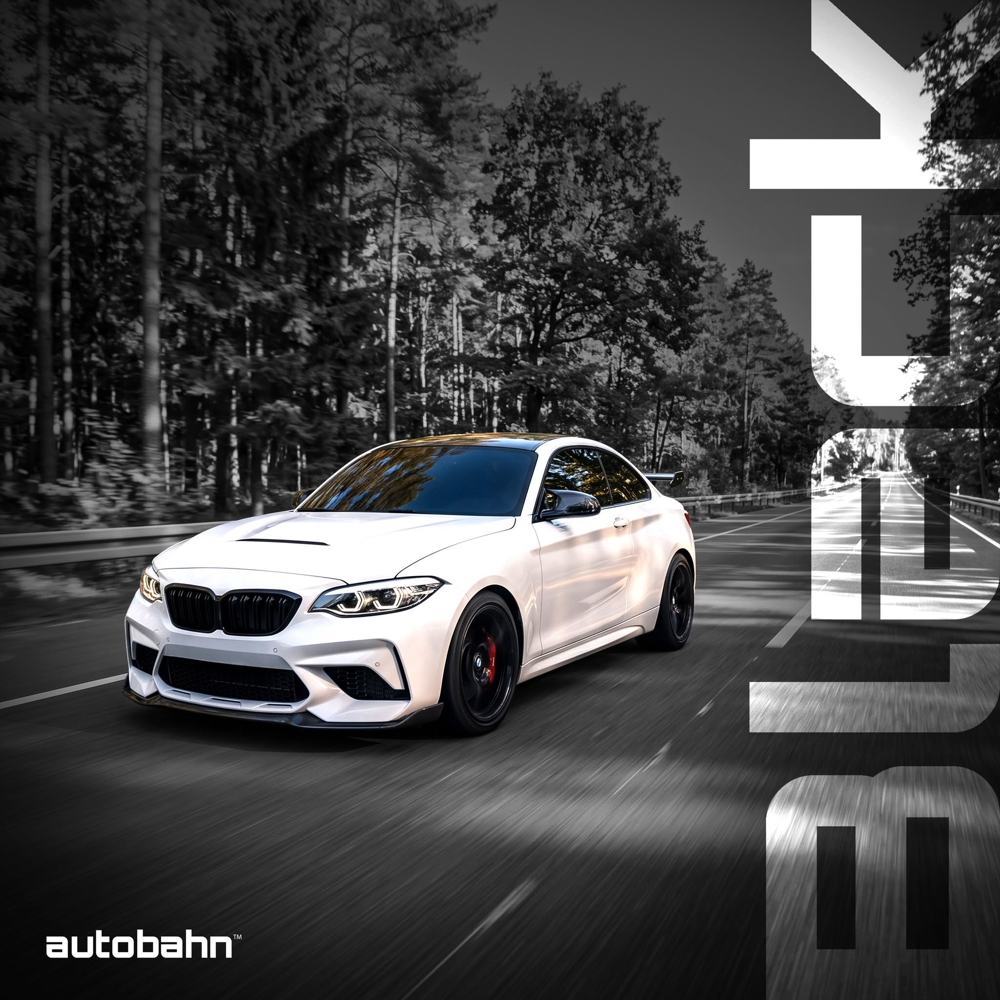 Autobahn Black automotive window tint promotional photo