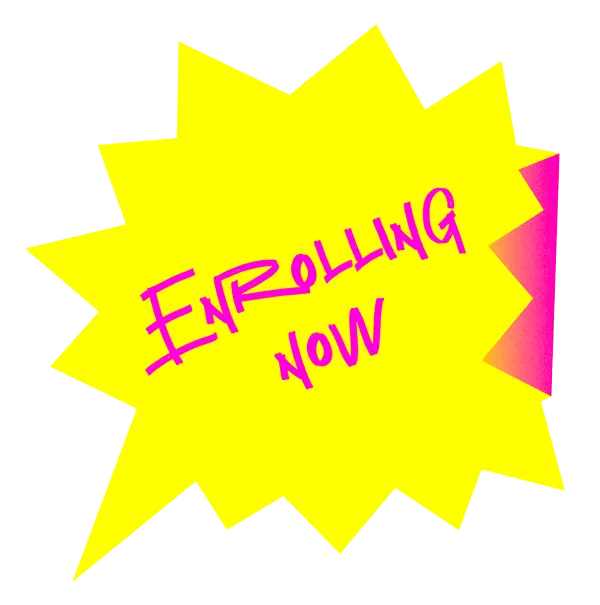 Enrolling now sticky