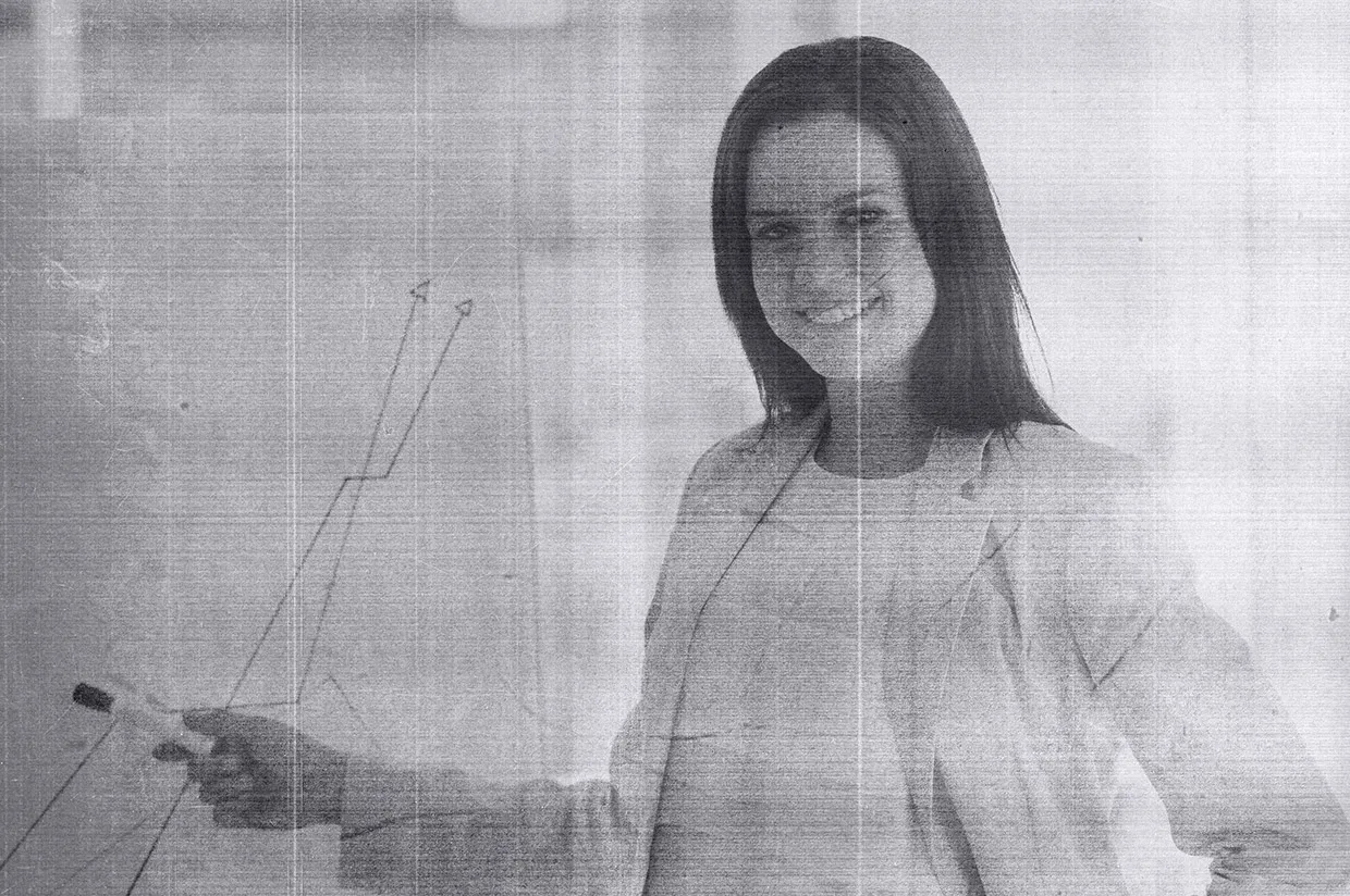 woman teaching a framework