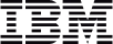 IBM logo in white letters on a black background.
