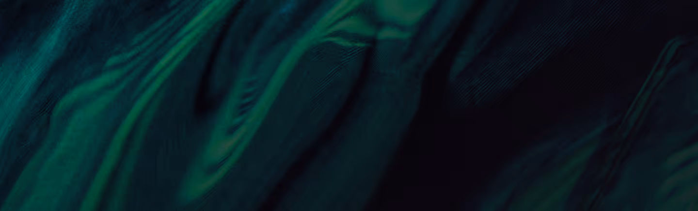 Abstract dark green and black swirling texture resembling fabric or waves.