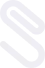 Abstract minimalist white geometric shape resembling a stylized letter S on a transparent background.
