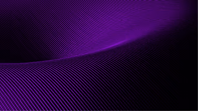 Abstract pattern of wavy purple lines on a black background creating a textured flowing effect.