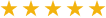 Five gold stars indicating a five-star rating.