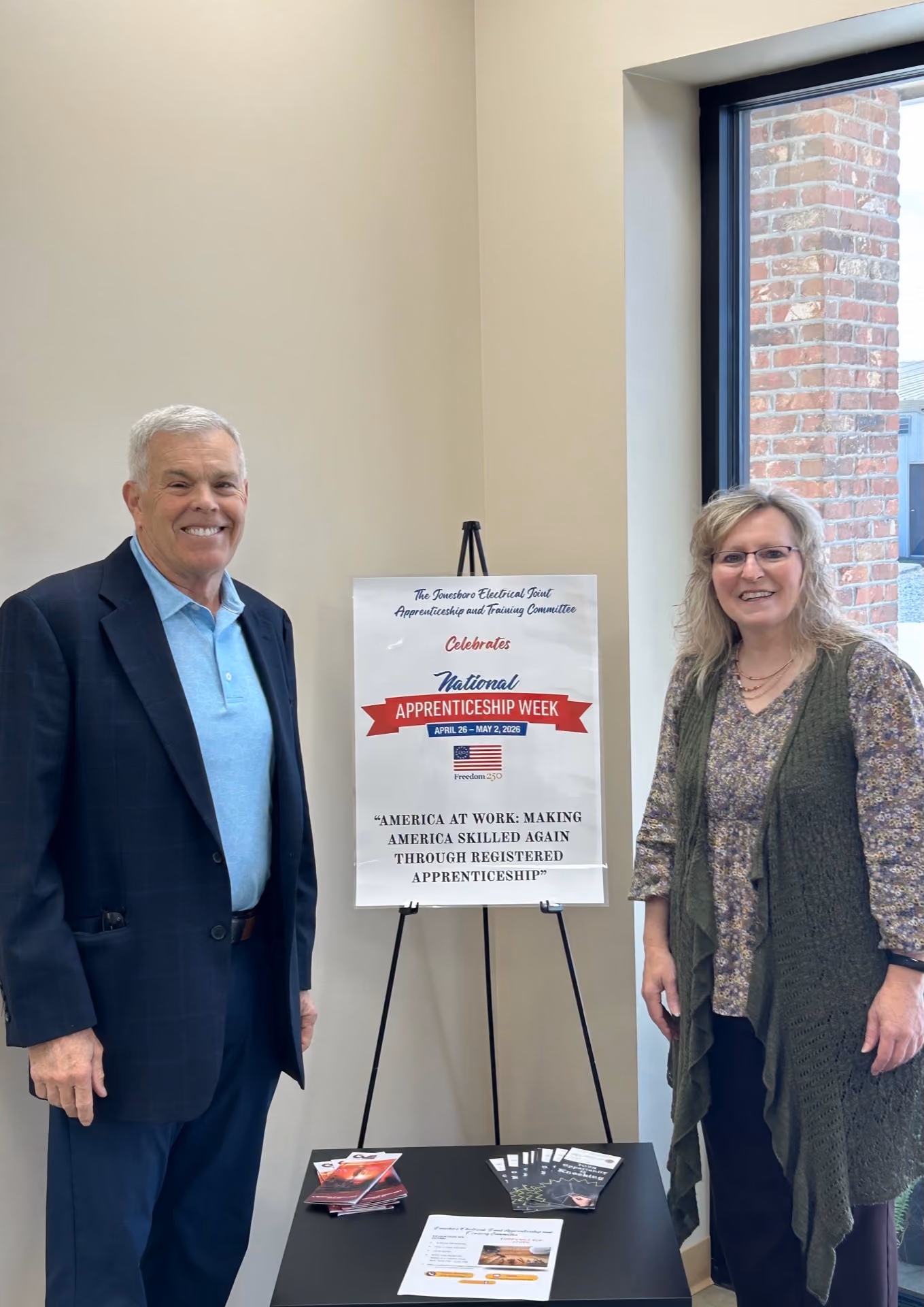 Senator Dan Sullivan and Dr. Lori McKenzie, Training Director