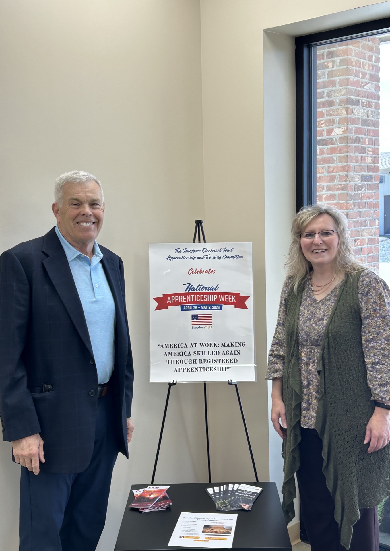 Senator Dan Sullivan and Dr. Lori McKenzie, Training Director