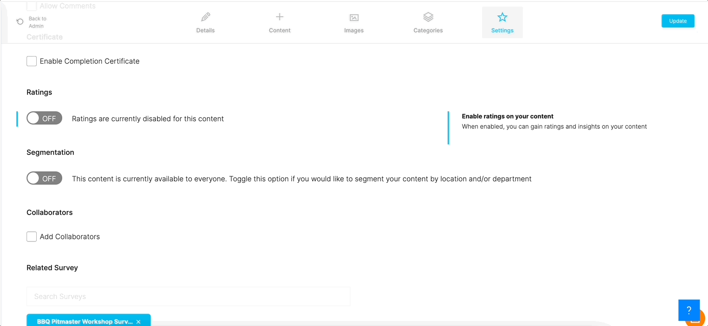 Continu's Smart Segmentation feature allows course creators to personalize learning.