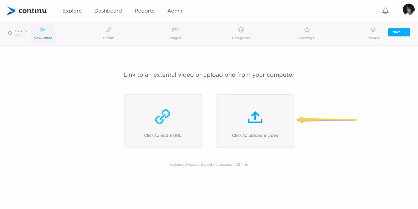 Easily upload training videos and other mixed media within your training modules.