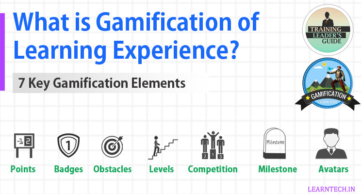 7 key elements to gamify elearning infographic