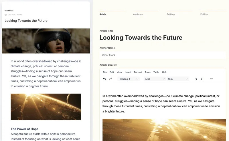 Create beautiful and engaging training materials with LMS content authoring tools.