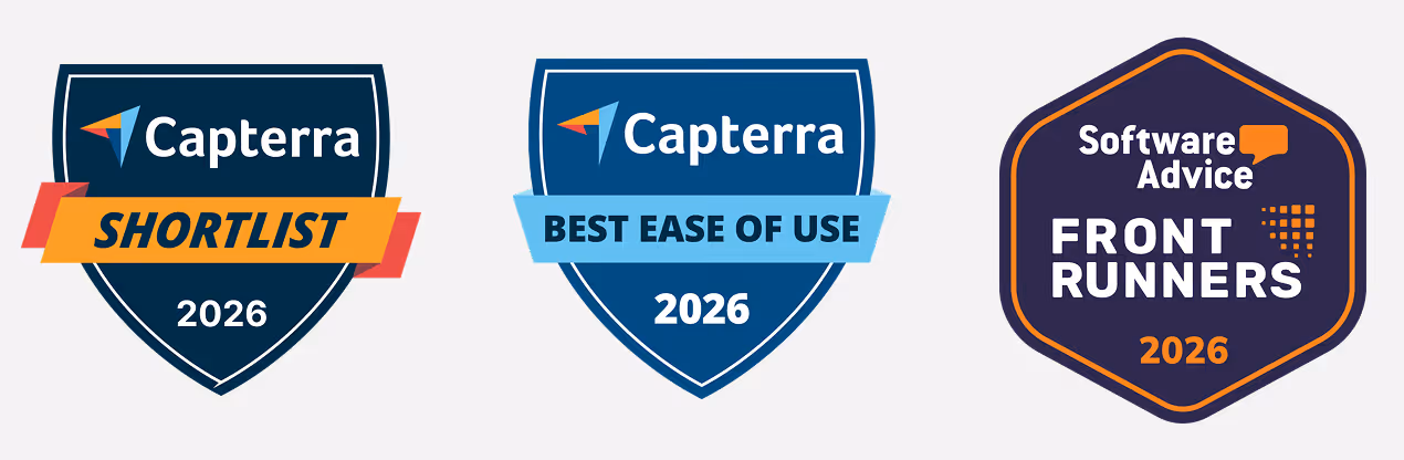 Continu's Gartner Digital Markets badges for Winter 2026