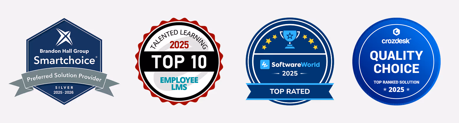 Other industry recognition badges Continu has received for Winter 2026