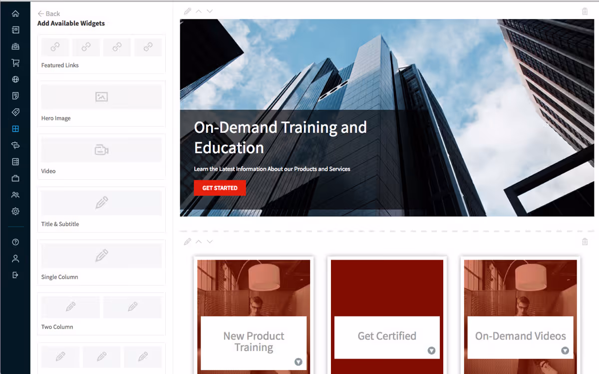 Thought Industries customer education platform interface