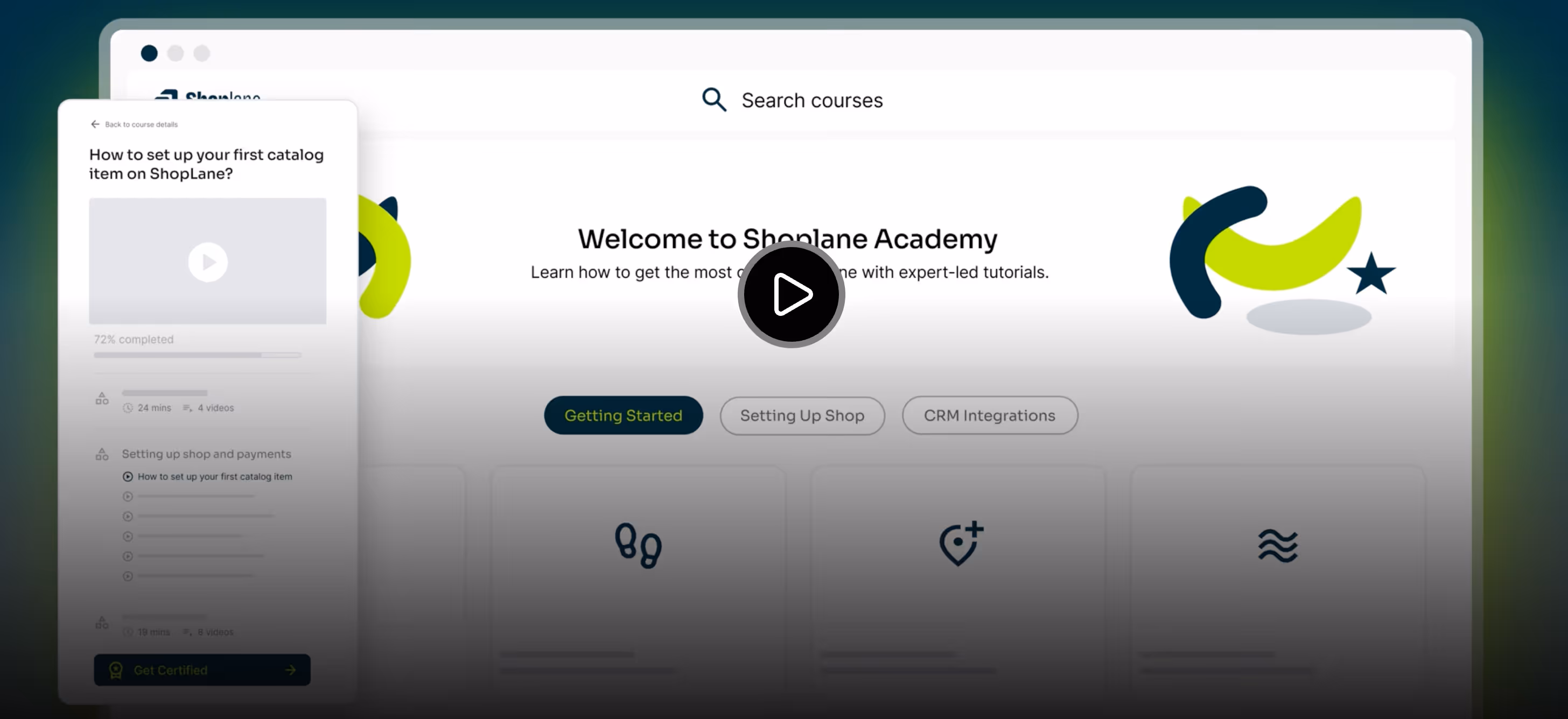 Trainn product training and customer education platform interface