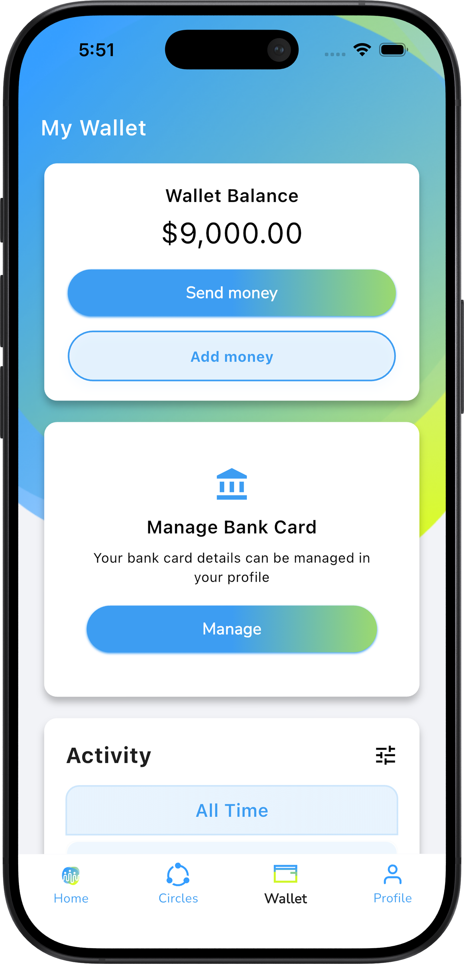 Mobile app screen in French asking user to choose a personal goal from options like House, Maintenance, Appliances, Furniture, Birthday, Birth, Marriage, Save money, Umrah, Vacations, Schooling, Car, Phone, Computer, Business, Loan repayment, with Submit and Skip buttons.
