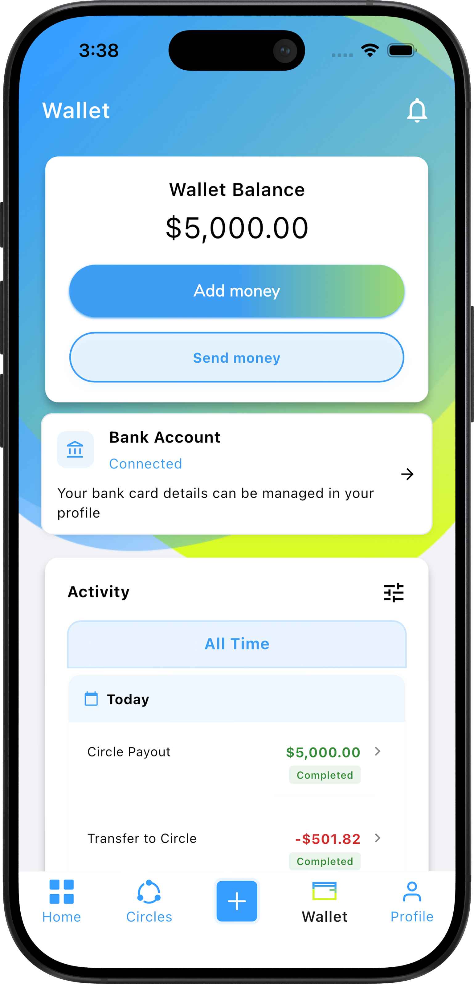 Mobile app screen in French asking user to choose a personal goal from options like House, Maintenance, Appliances, Furniture, Birthday, Birth, Marriage, Save money, Umrah, Vacations, Schooling, Car, Phone, Computer, Business, Loan repayment, with Submit and Skip buttons.