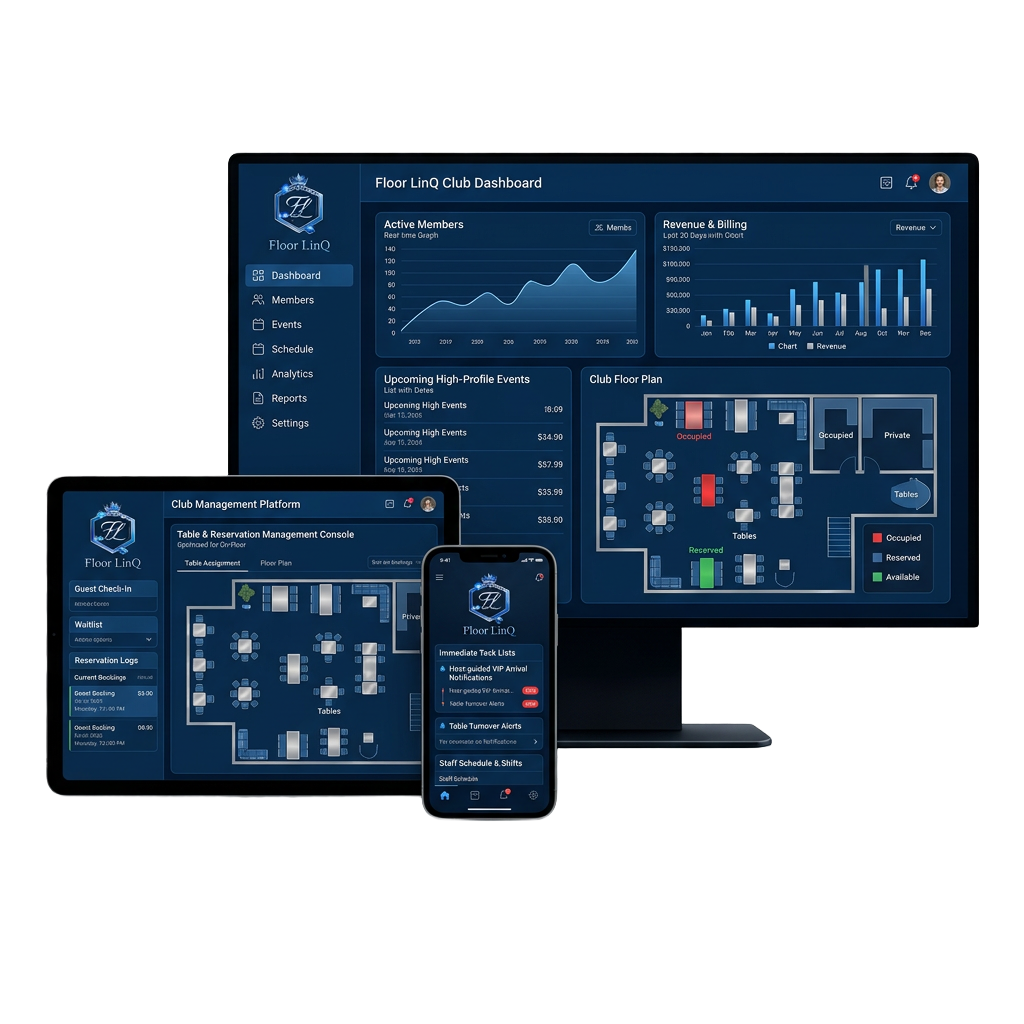 Luxury VIP room inside a gentlemen’s club