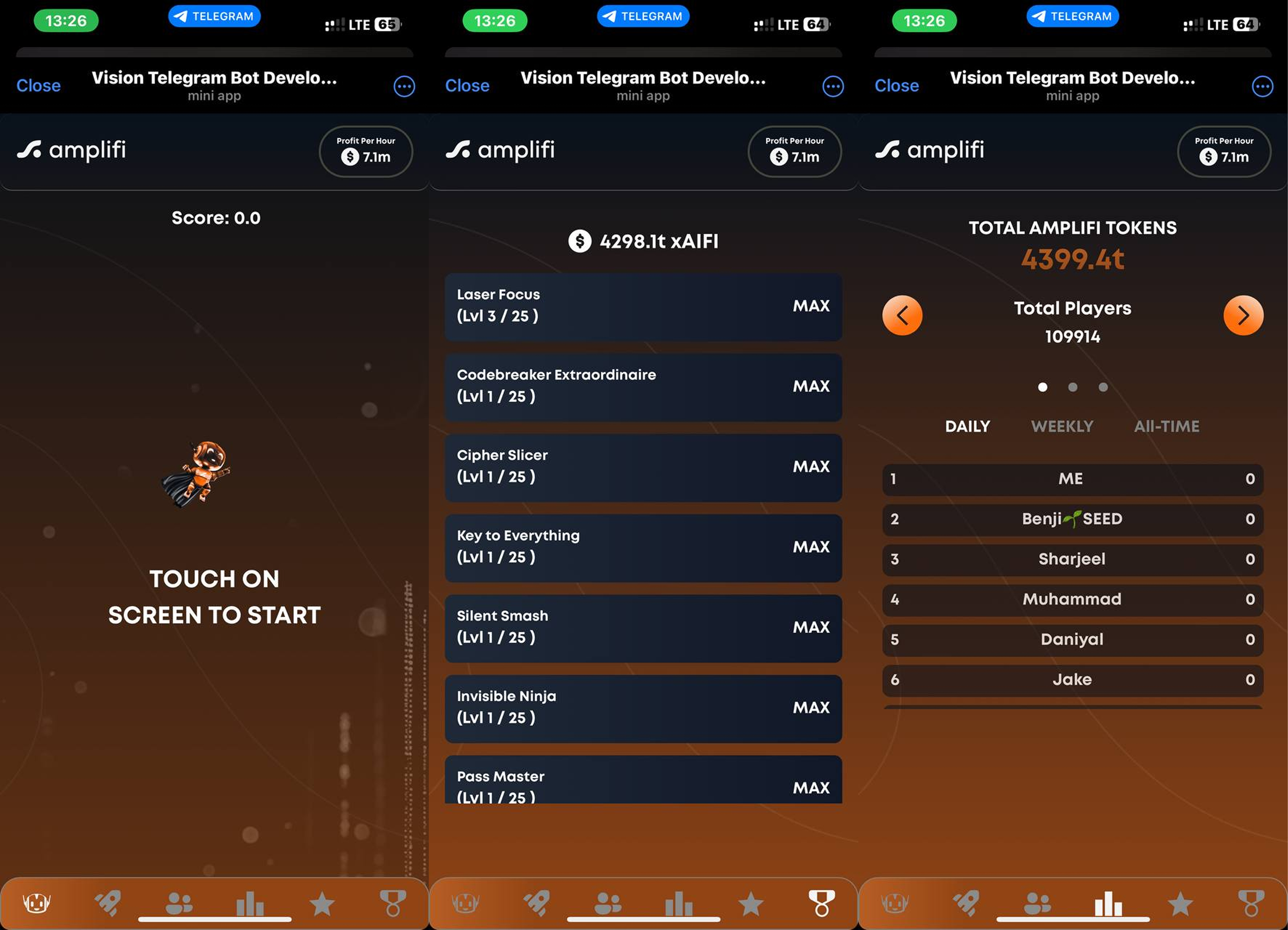 Telegram-бот и backend-инфраструктура для crypto Mini App