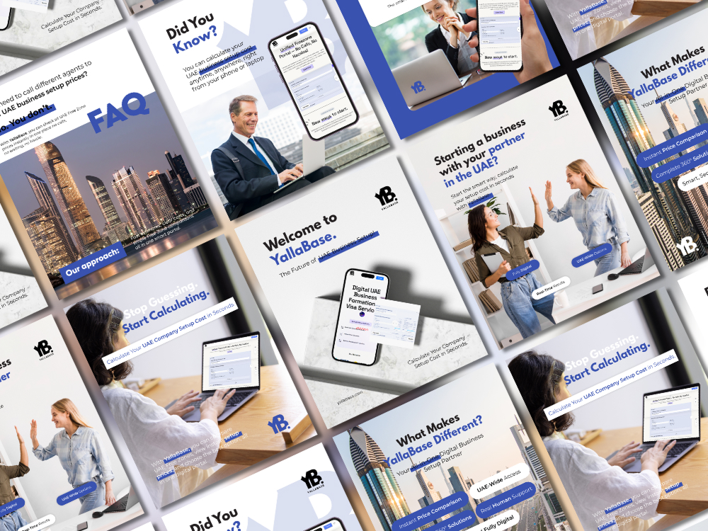 SMM and Visual Branding for YallaBase