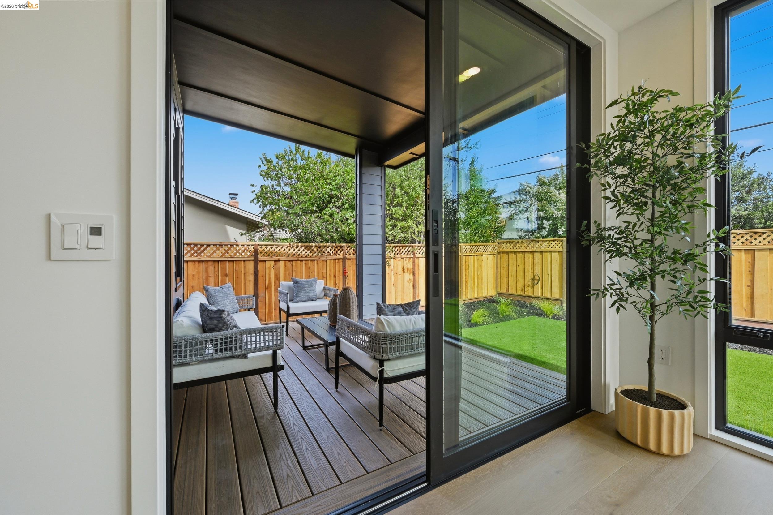 Indoor-outdoor living at 1674 Husted Avenue