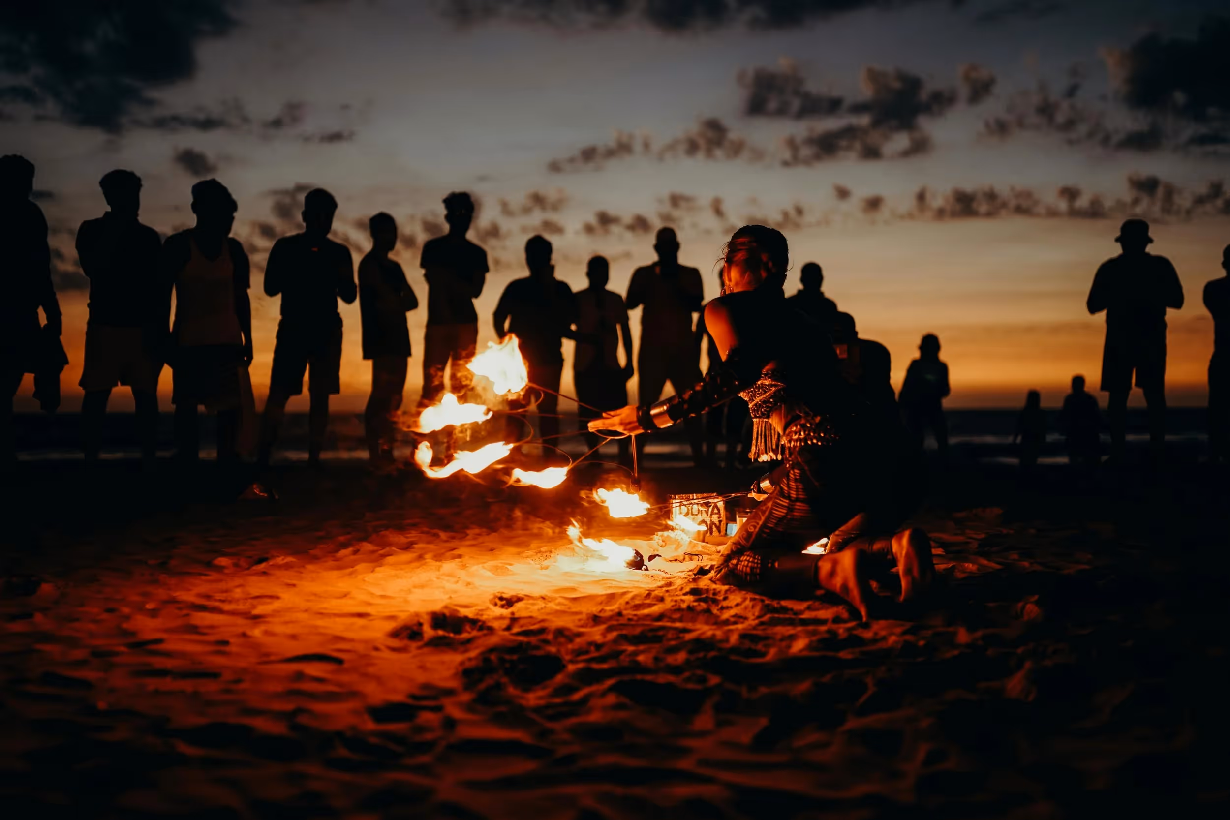  Always be safe when fire spinning. 