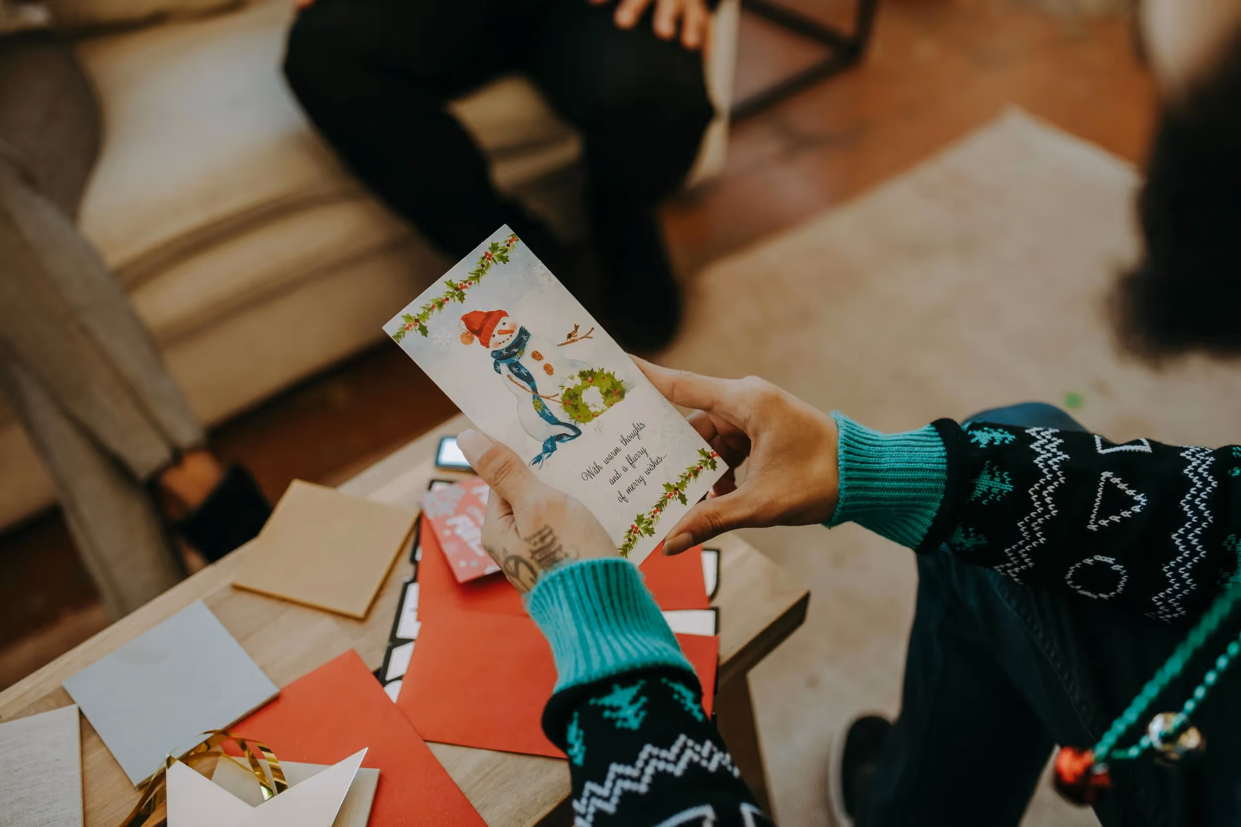  Own the ugly sweater. Embrace the cheesiness of the season. 