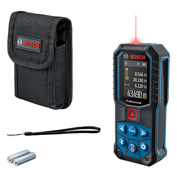 Medidor láser Bosch GLM 50-27 C con estuche, pilas y correa