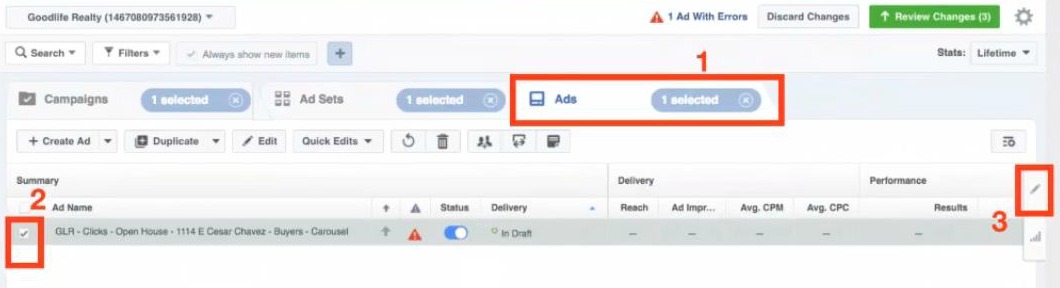 Design advertisement