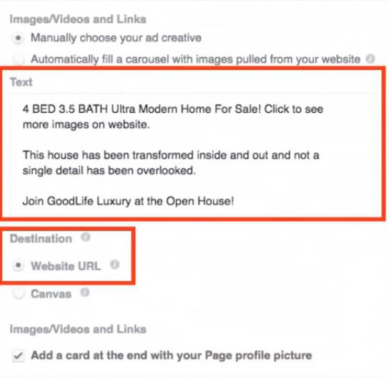 Add copy and general info