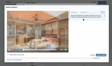 Add video title, video tags, and captions