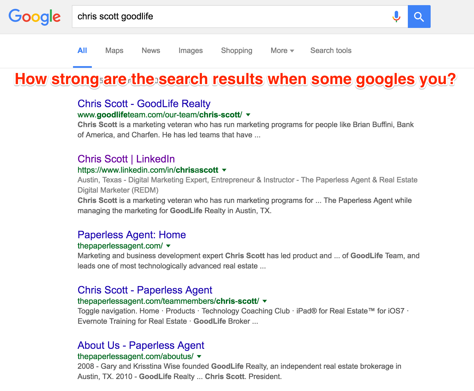 Search Engine Results Page