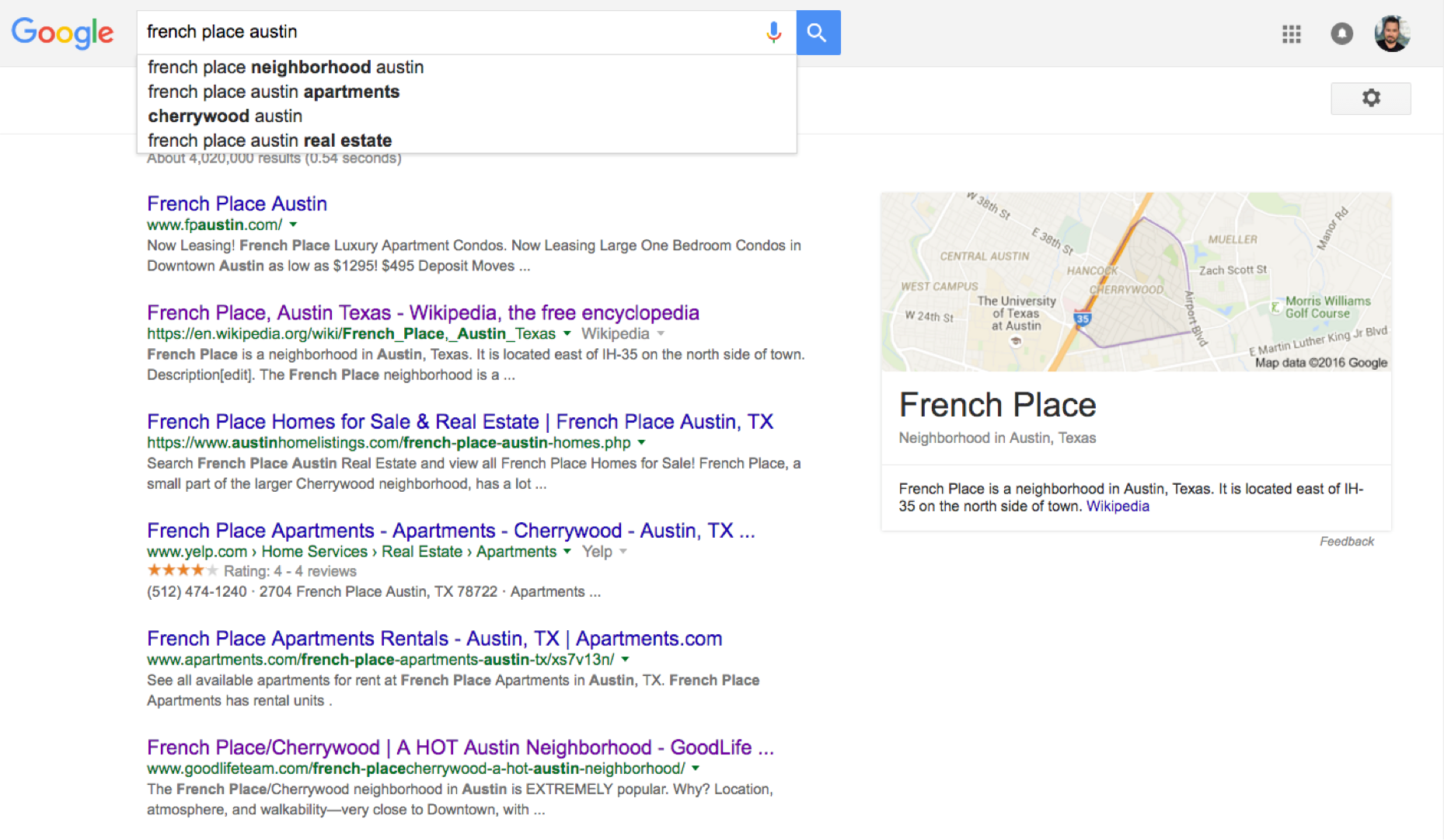 Neighborhood Searches on Search Engines