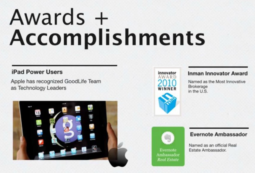 SLIDE #4 Awards and Accomplishments