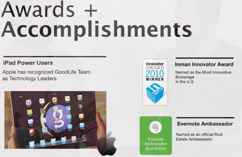 GoodLife Realty Awards and Accomplishments