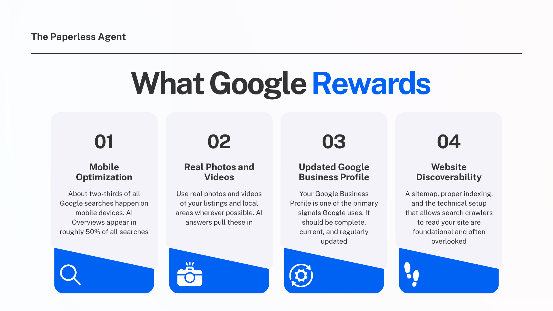 What Google rewards with AI