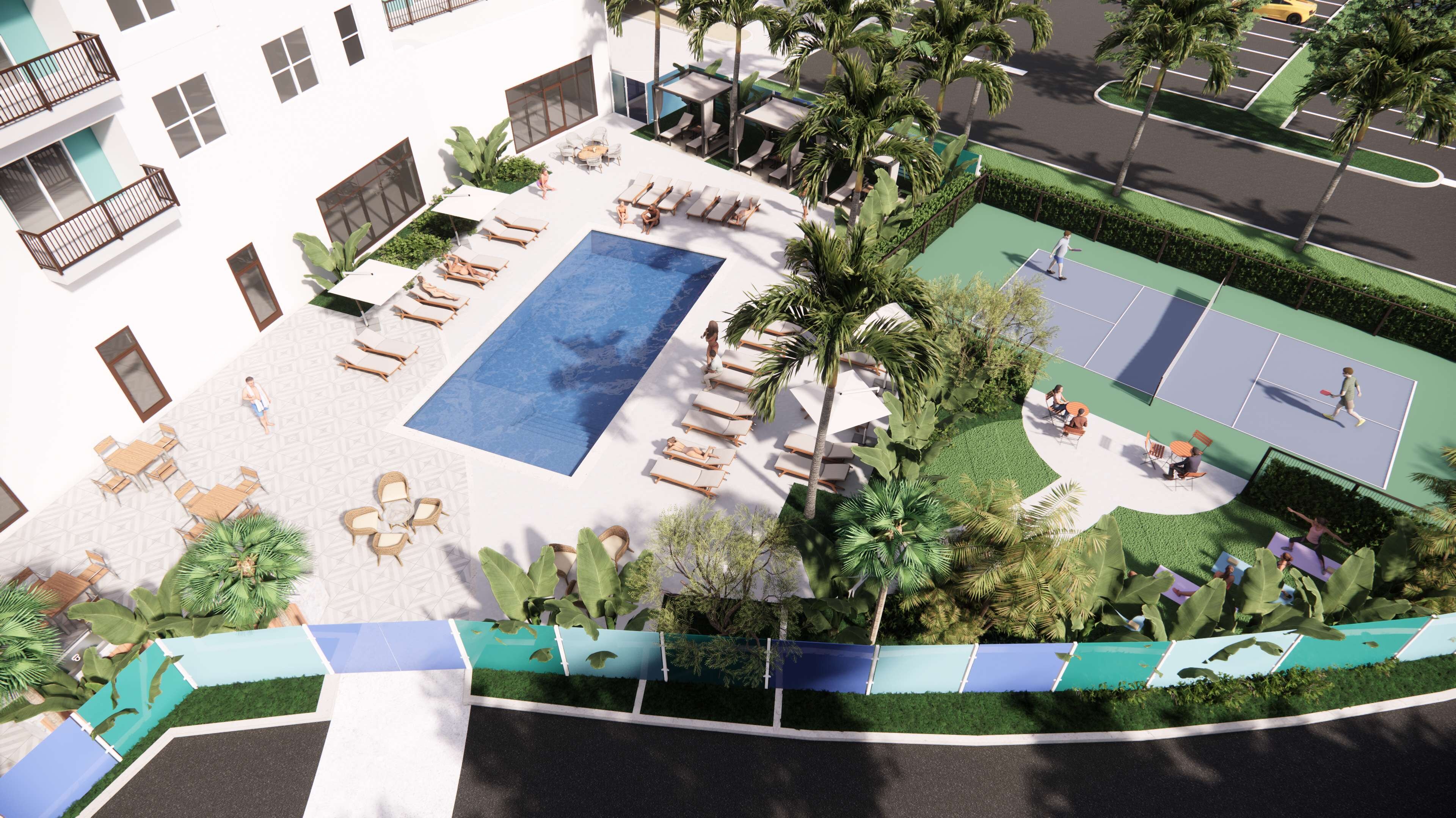 rendering of pool