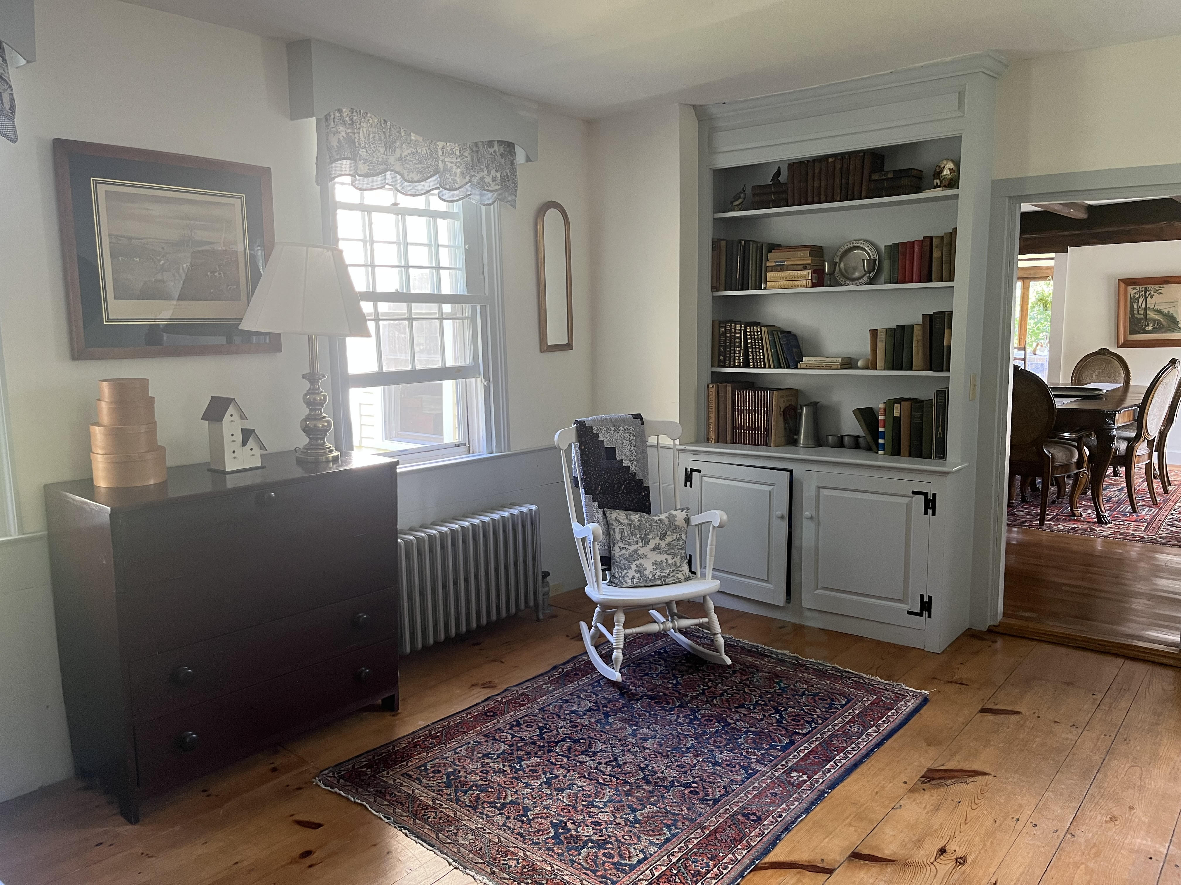 Perfect spots for reading books we have on site at the Homestead