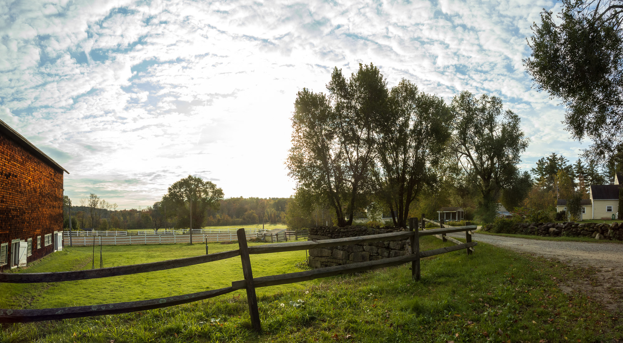 Make sure to take a walk to take in all the beauty of nature on the farm