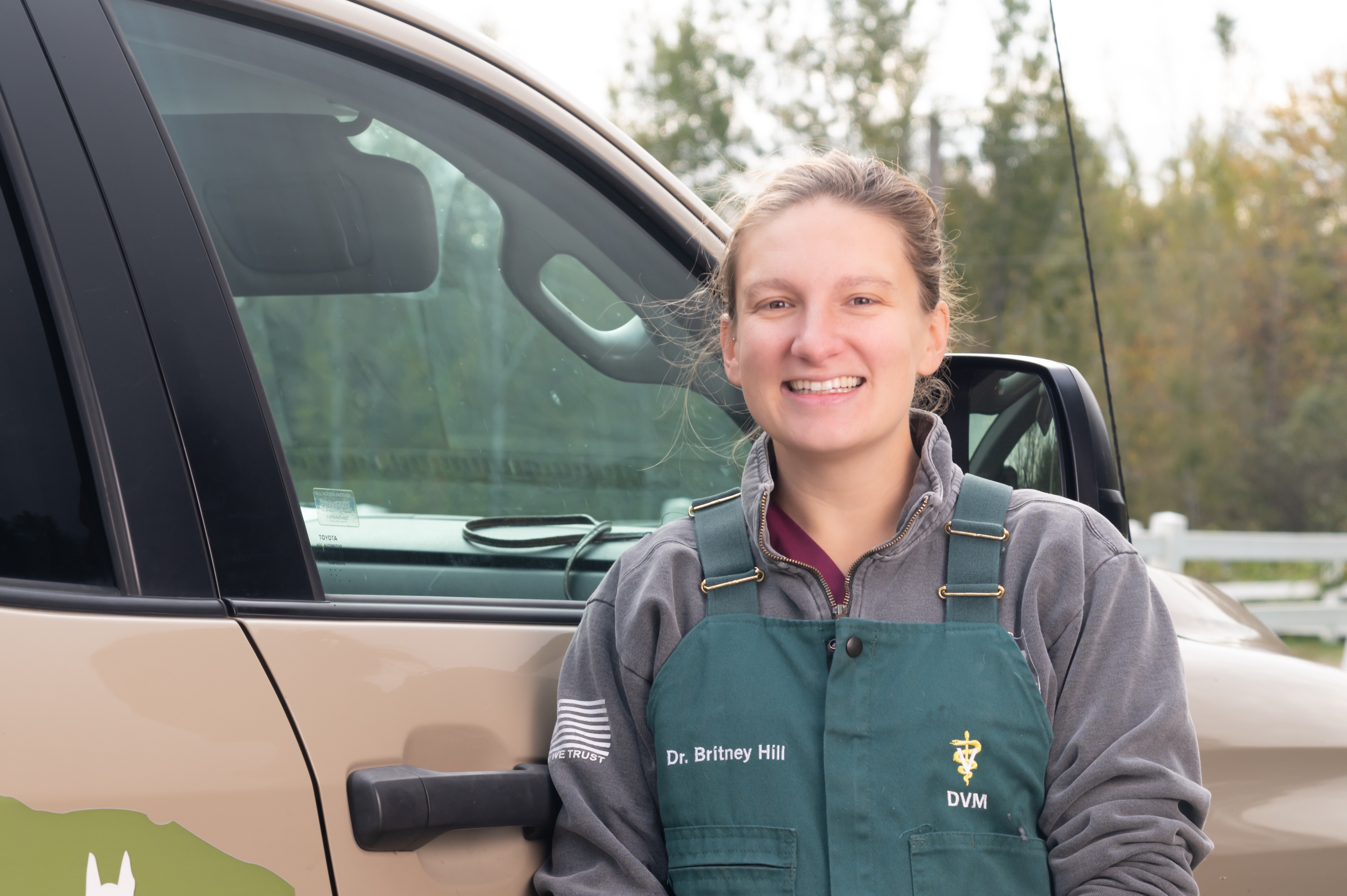 Team vet, Brittany makes sure all our horses are in the best health