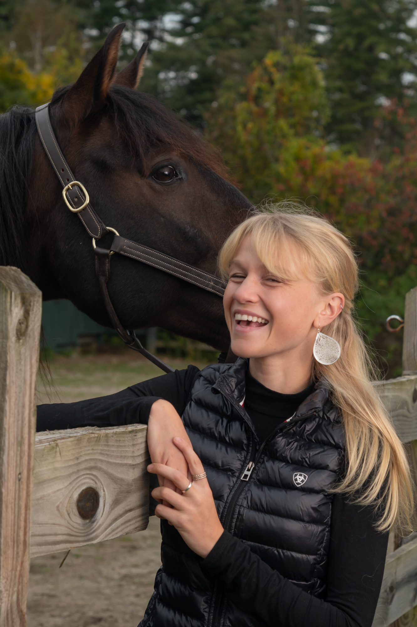 Smiles galore at the farm