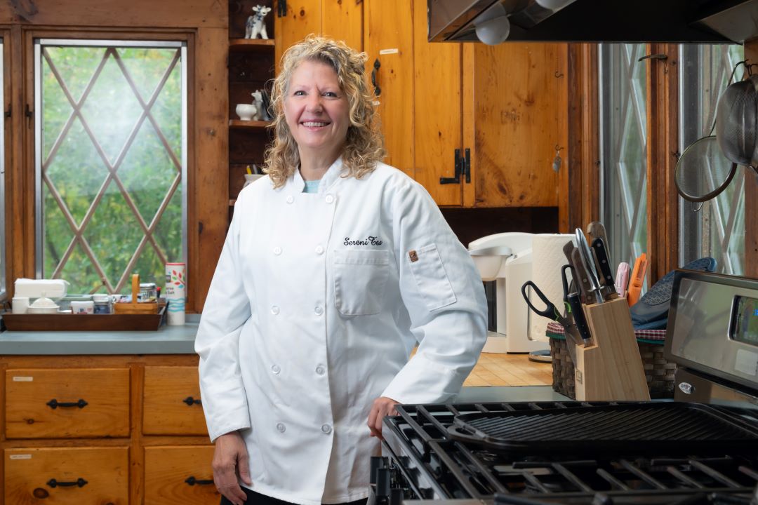 Pam will make sure your meals are absolutely delicious for your overnight retreats