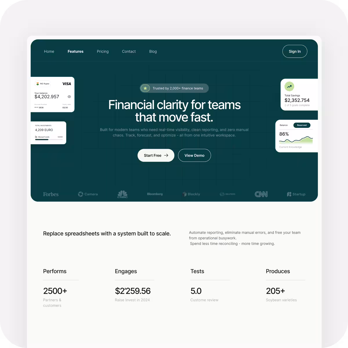 Collection of SaaS interface screens demonstrating product features and workflows