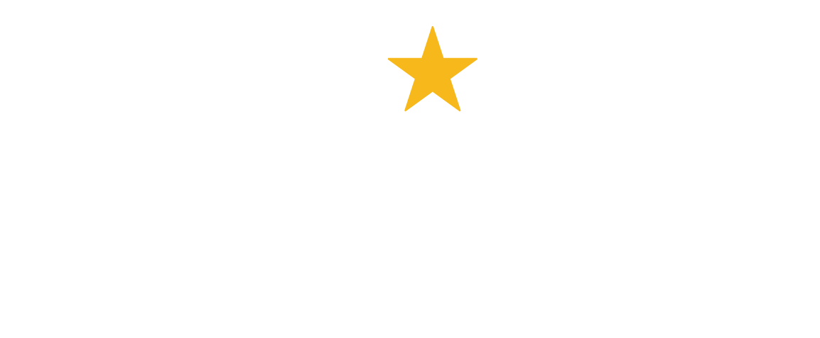 White lowercase letters gnpca with a yellow star above the letter p on a black background.
